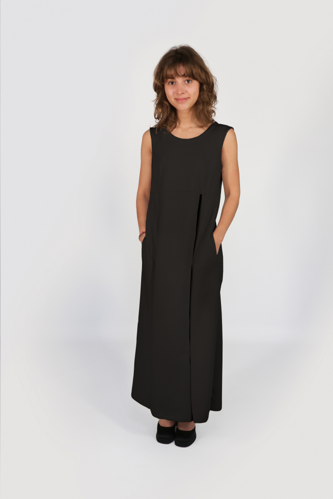 Kleid St.Tropez lang mit Pailletten - Simple Dress by Tanja Müller